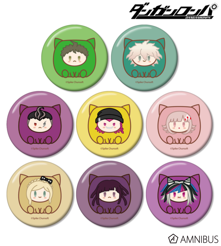 【アルマビアンカ】ダンガンロンパシリーズ トレーディング けもきゅーぶ 缶バッジ ver.B 1BOX入数：8