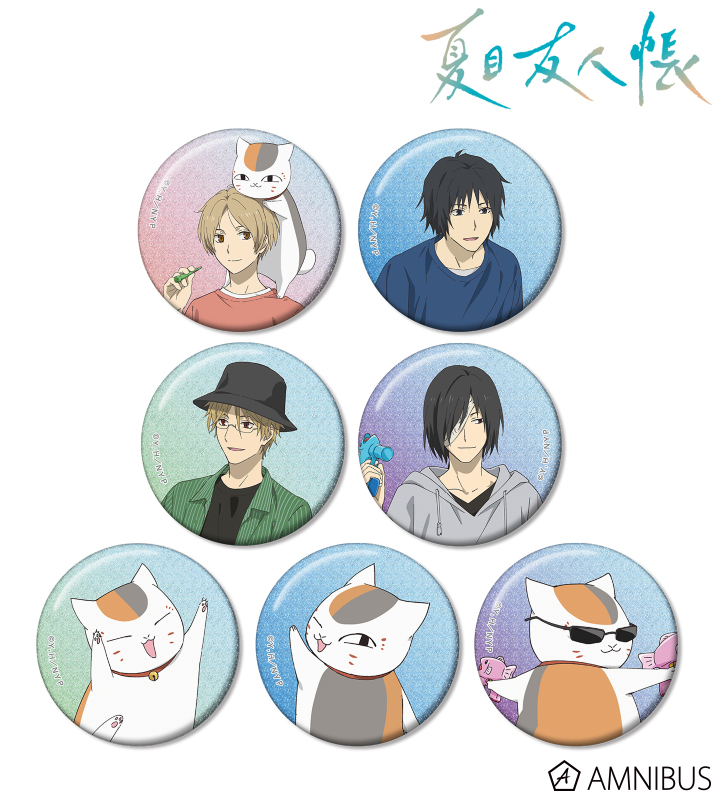 【アルマビアンカ】夏目友人帳 描き下ろし シャボン玉ver. トレーディンググリッター缶バッジ 1BOX入数：7