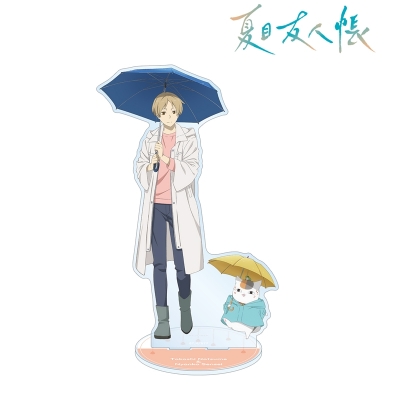 【アルマビアンカ】夏目友人帳 描き下ろし 夏目貴志＆ニャンコ先生 雨の日ver. 特大アクリルスタンド