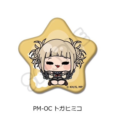 【シンクイノベーション】僕のヒーローアカデミア POTEmocho 第7弾 星型缶バッジ PM-OC トガヒミコ