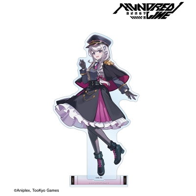 【アルマビアンカ】HUNDRED LINE -最終防衛学園- カラスBTKさんイラスト 霧藤希 ミリタリーver. 特大アクリルスタンド カラオケの鉄人 コラボ