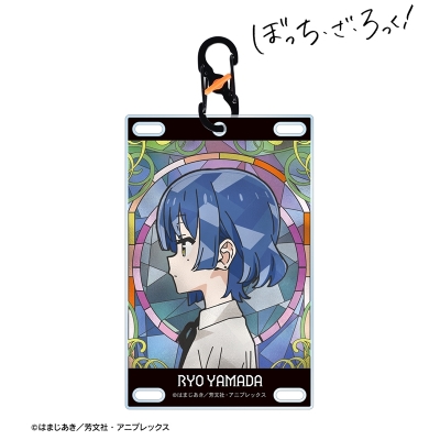 【アルマビアンカ】アニメ「ぼっち・ざ・ろっく！」 山田リョウ Aure Glass カラビナ付きカード型アクリルキーホルダー