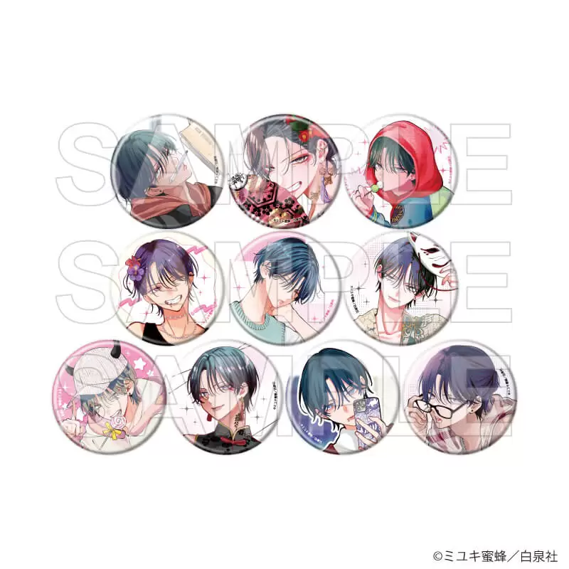 【A3】缶バッジ「春の嵐とモンスター」02/ブラインド(全10種) 1BOX入数：10