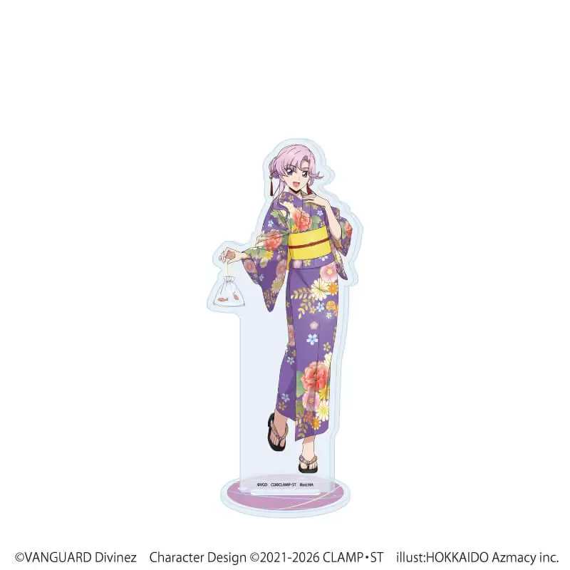 【A3】アクリルスタンド「カードファイト！！ヴァンガード Divinez」02/員弁ナオ 浴衣ver.(描き下ろしイラスト)