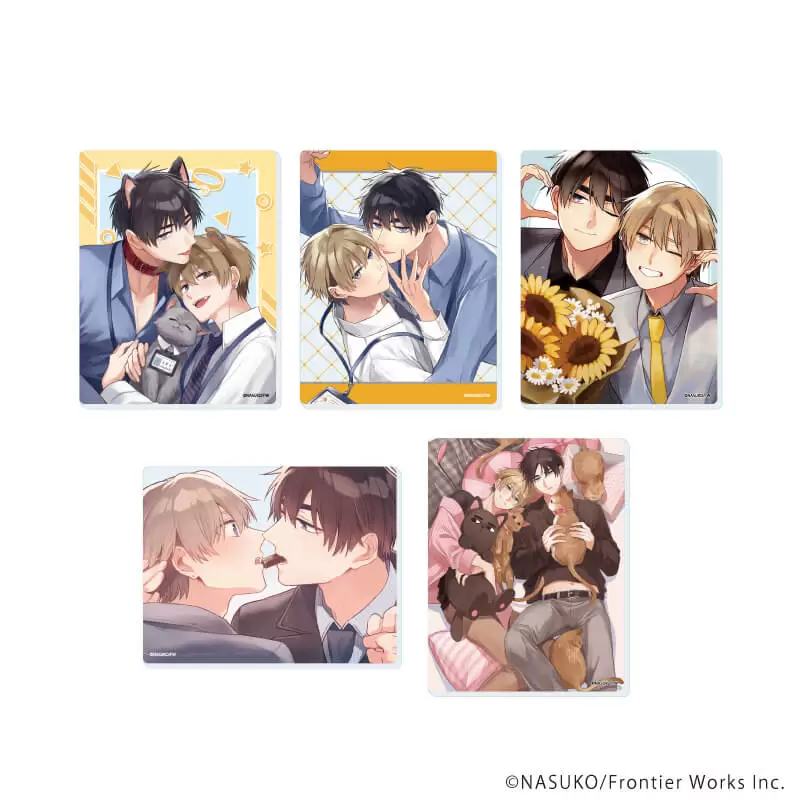 【A3】アクリルカード「リラクトコミックス10周年記念フェア」04/昨日のキスは忘れてくれ ブラインド(全5種)(既存＆描き下ろしイラスト) 1BOX入数：5