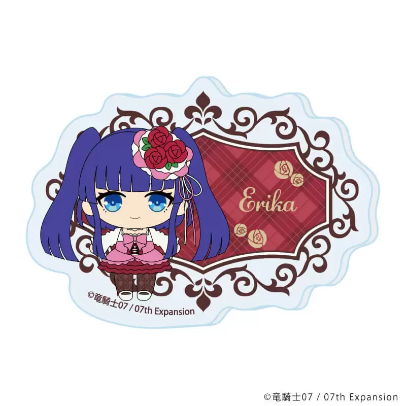 【A3】おなまえアクリルプレートバッジ「うみねこのなく頃に」03/古戸ヱリカ(ミニキャライラスト)