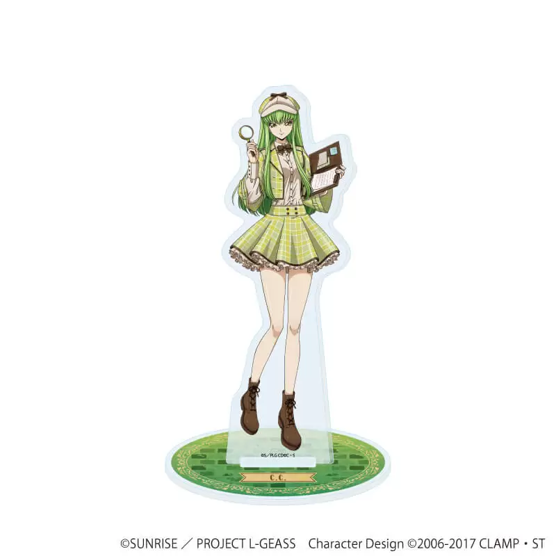 【A3】アクリルスタンド「コードギアス 反逆のルルーシュ」03/C.C. 探偵Ver.(描き下ろしイラスト)
