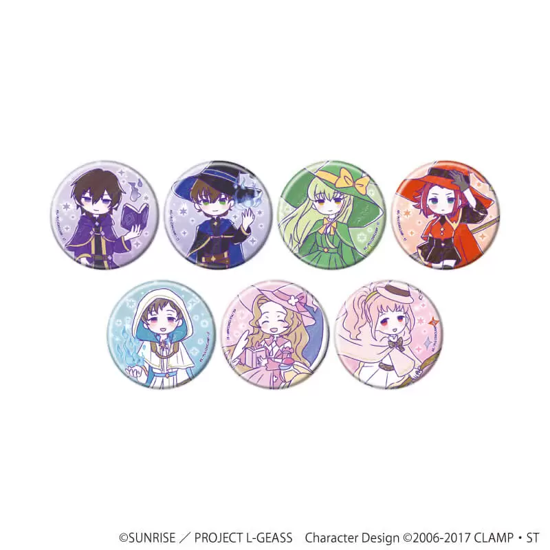 【A3】缶バッジ「コードギアス 反逆のルルーシュ」08/トレーディング(全7種)(グラフアートイラスト) 1BOX入数：7