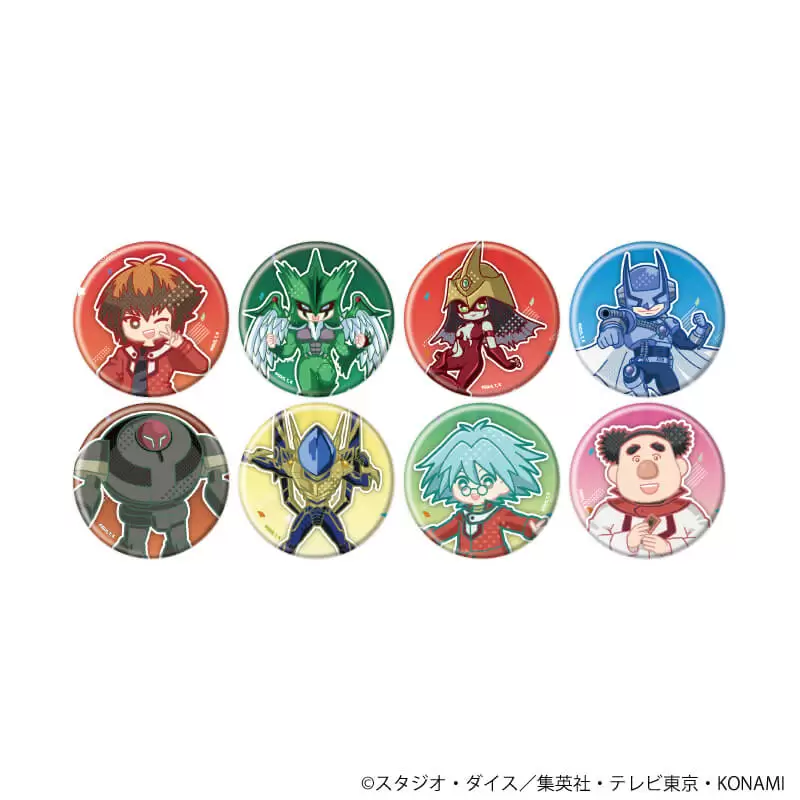 【A3】缶バッジ「遊☆戯☆王デュエルモンスターズGX」14/ブラインド(全8種)(POP Artイラスト) 1BOX入数：8