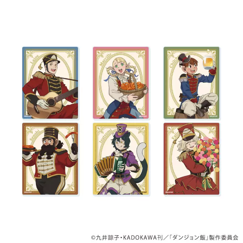 【A3】アクリルカード「ダンジョン飯」05/ブラインド(全6種)(描き下ろしイラスト) 1BOX入数：6