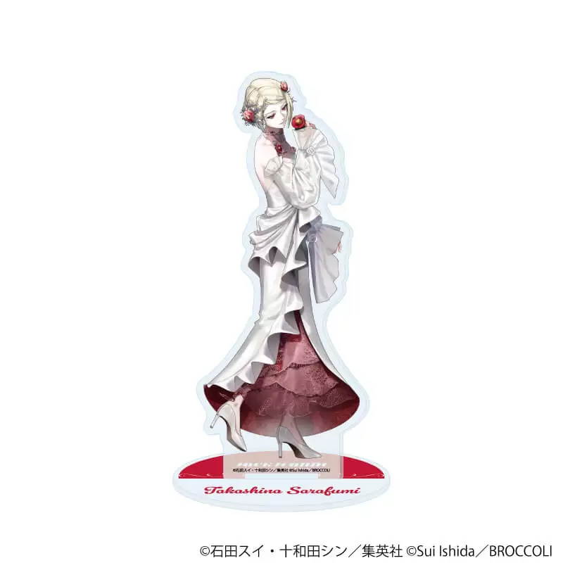 【A3】アクリルスタンド『ジャックジャンヌ』06/高科更文 フォーマル＋花ver.(描き起こしイラスト)