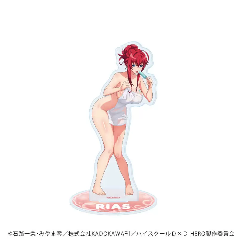 【A3】アクリルスタンド「ハイスクールD×D HERO」25/リアス・グレモリー 湯上りver(描き下ろしイラスト)