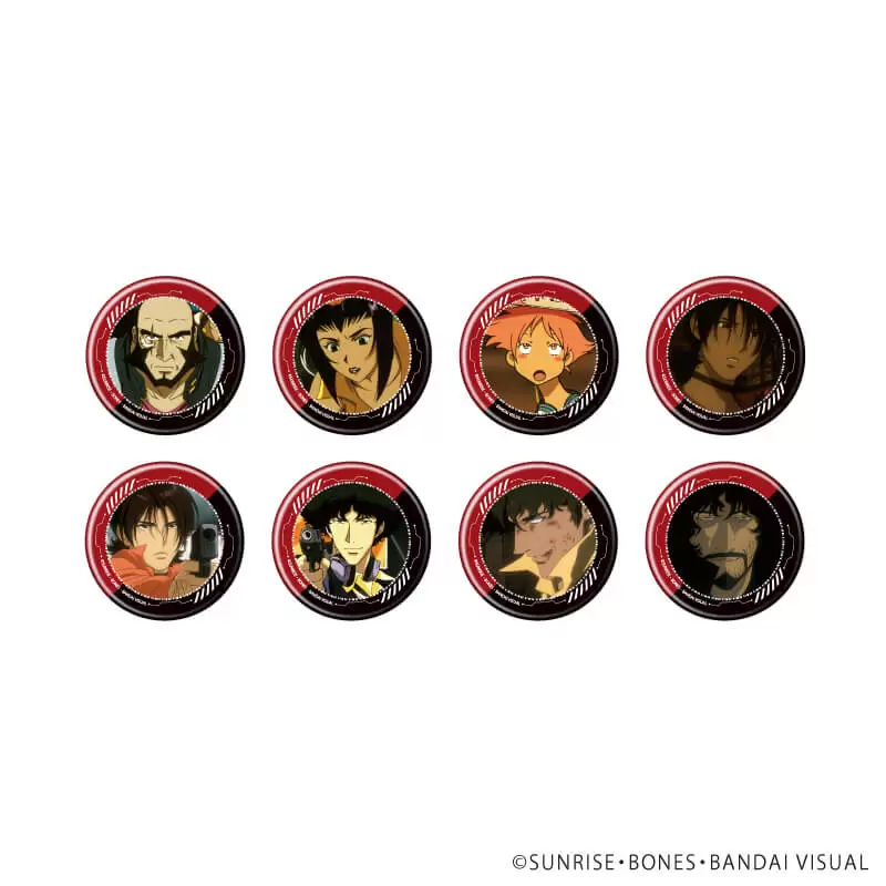 【A3】缶バッジ「COWBOY BEBOP 天国の扉」01/トレーディング(全8種)(場面写イラスト) 1BOX入数：8