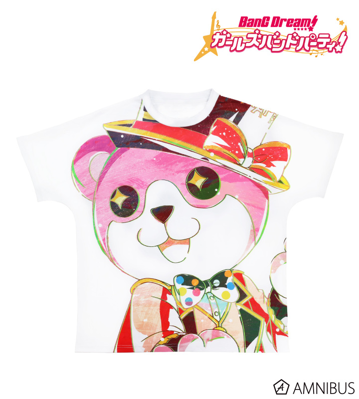 【アルマビアンカ】BanG Dream！ ガールズバンドパーティ！ Ani-Art フルグラフィックTシャツ ミッシェル (ハロー、ハッピーワールド！)ユニセックス(サイズ/XL)