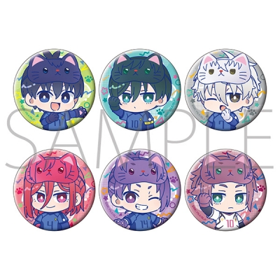 【ムービック】ブルーロック2期 withCAT illustration Ver. キャラバッジコレクション 1BOX入数：6