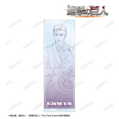 【アルマビアンカ】TVアニメ『進撃の巨人』 描き下ろし エルヴィン ジャズ・線画ver. 特大アクリルスタンド