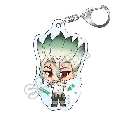 【GRANUP】Dr.STONE ちびっつ！ バーベキュー アクリルキーチェーン 石神千空