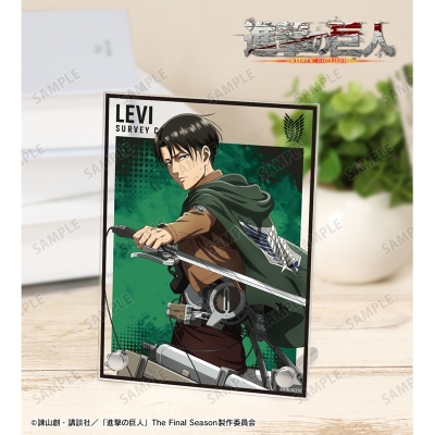 【アルマビアンカ】TVアニメ『進撃の巨人』 描き下ろし リヴァイ 戦う背中ver. 第2弾 A6アクリルパネル