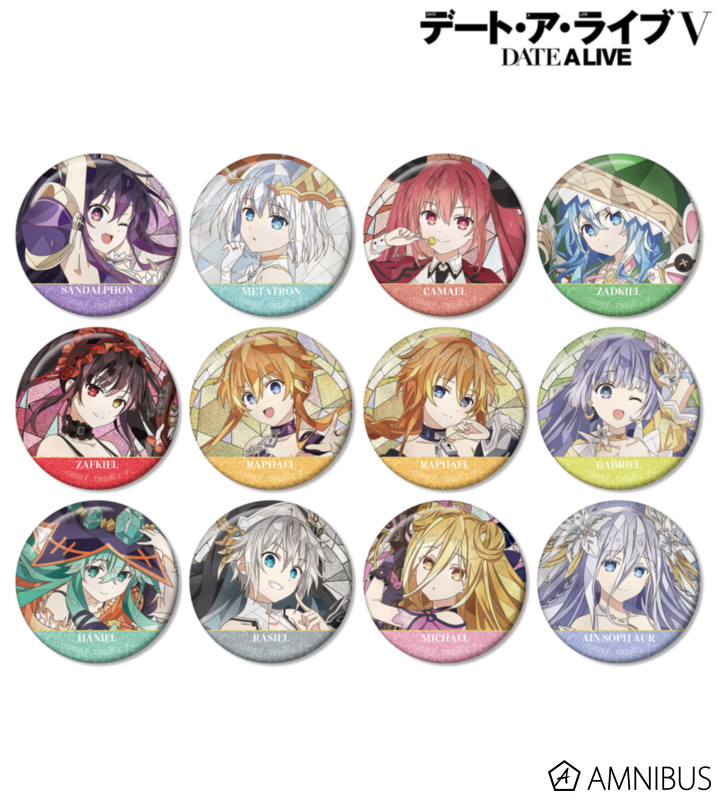 【アルマビアンカ】アニメ「デート・ア・ライブV」 トレーディング Aure Glass グリッター缶バッジ 1BOX入数：12