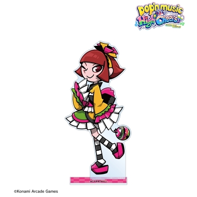 【アルマビアンカ】pop'n music High☆Cheers！！ 描き下ろし 鹿ノ子 夏祭りver. 特大アクリルスタンド