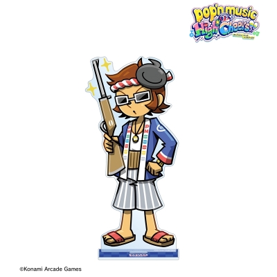 【アルマビアンカ】pop'n music High☆Cheers！！ 描き下ろし MZD 夏祭りver. 特大アクリルスタンド