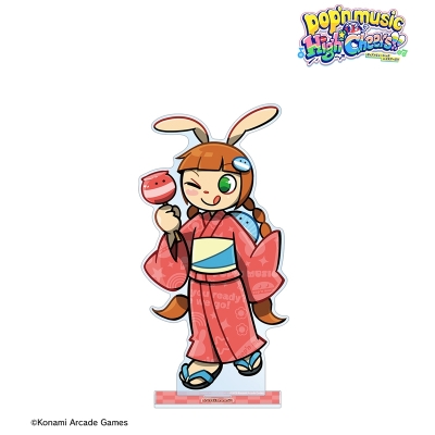 【アルマビアンカ】pop'n music High☆Cheers！！ 描き下ろし ミミ 夏祭りver. 特大アクリルスタンド