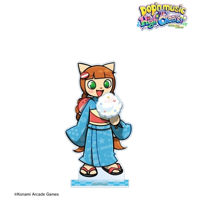 【アルマビアンカ】pop'n music High☆Cheers！！ 描き下ろし ニャミ 夏祭りver. 特大アクリルスタンド