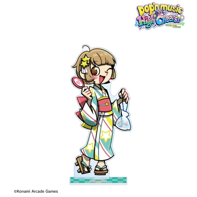 【アルマビアンカ】pop'n music High☆Cheers！！ 描き下ろし かおりん 夏祭りver. 特大アクリルスタンド