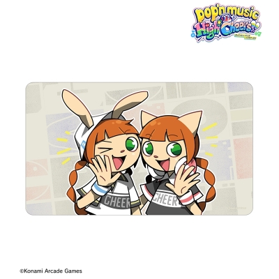【アルマビアンカ】pop'n music High☆Cheers！！ ミミ＆ニャミ マルチデスクマット