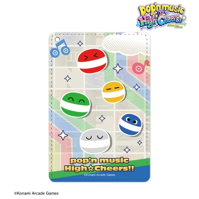 【アルマビアンカ】pop'n music High☆Cheers！！ ポップ君 1ポケットパスケース