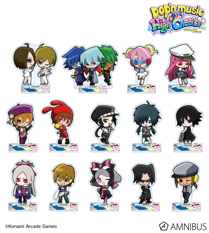 【アルマビアンカ】pop'n music High☆Cheers！！ トレーディング ちびキャラ vol.1 アクリルスタンド 1BOX入数：14