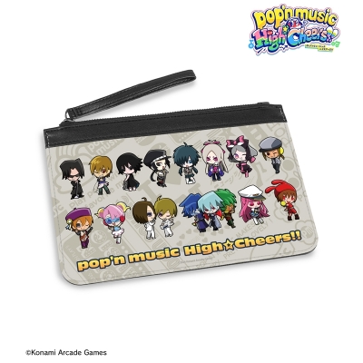 【アルマビアンカ】pop'n music High☆Cheers！！ ちびキャラ vol.1 PUレザーフラットポーチ