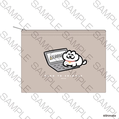 【KADOKAWA】「ねことしもべ」フラットメッシュポーチ