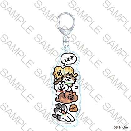 【KADOKAWA】「ねことしもべ」ちょっとロングなアクリルキーホルダー しゅうごう