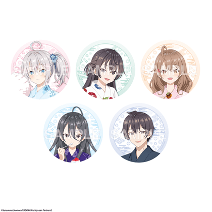 【KADOKAWA】「時々ボソッとロシア語でデレる隣のアーリャさん」トレーディング缶バッジ 浴衣ver. 1BOX入数：5