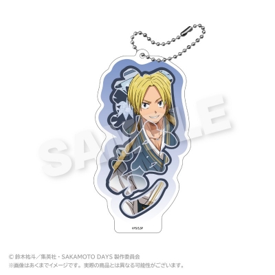 【ステラノーツ】SAKAMOTO DAYS BIGアクリルネームキーホルダー 丸窓ver. 朝倉 シン