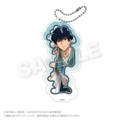 【ステラノーツ】SAKAMOTO DAYS BIGアクリルネームキーホルダー 丸窓ver. 勢羽 夏生