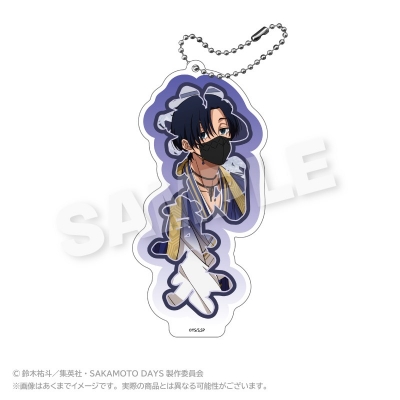【ステラノーツ】SAKAMOTO DAYS BIGアクリルネームキーホルダー 丸窓ver. 勢羽 真冬