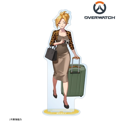 【アルマビアンカ】オーバーウォッチ 描き下ろし マーシー 旅行ver. 特大アクリルスタンド