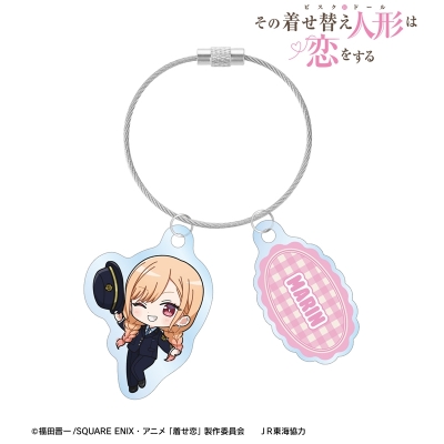 【アルマビアンカ】TVアニメ「その着せ替え人形は恋をする」Season 2 喜多川 海夢 ちびキャラ 駅員ver. 2連ワイヤーアクリルキーホルダー
