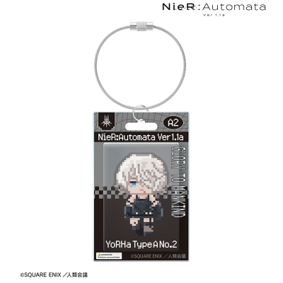【アルマビアンカ】アニメ「NieR：Automata Ver1.1a」 A2 DOT DOT パッケージ風アクリルキーホルダー