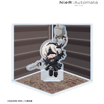 【アルマビアンカ】アニメ「NieR：Automata Ver1.1a」 2B DOT DOT キューブ型ジオラマ風アクリルスタンド