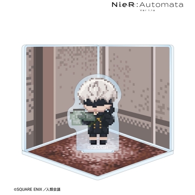 【アルマビアンカ】アニメ「NieR：Automata Ver1.1a」 9S DOT DOT キューブ型ジオラマ風アクリルスタンド