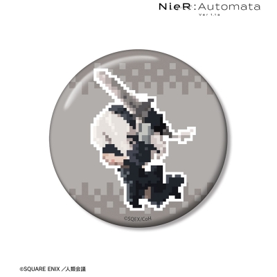 【アルマビアンカ】アニメ「NieR：Automata Ver1.1a」 2B DOT DOT 100mm缶バッジ ver.A