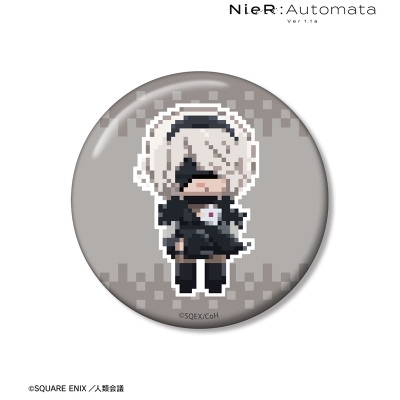 【アルマビアンカ】アニメ「NieR：Automata Ver1.1a」 2B DOT DOT 100mm缶バッジ ver.C
