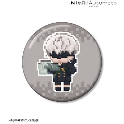 【アルマビアンカ】アニメ「NieR：Automata Ver1.1a」 9S DOT DOT 100mm缶バッジ ver.A