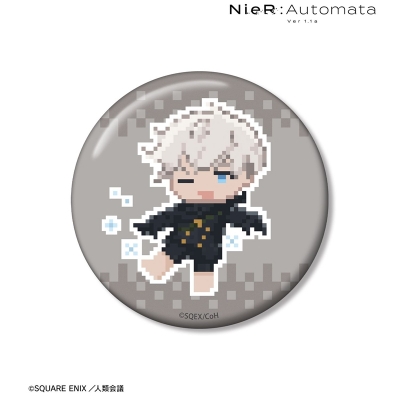 【アルマビアンカ】アニメ「NieR：Automata Ver1.1a」 9S DOT DOT 100mm缶バッジ ver.B