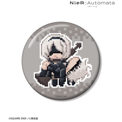 【アルマビアンカ】アニメ「NieR：Automata Ver1.1a」 2B/9S DOT DOT 100mm缶バッジ ver.A