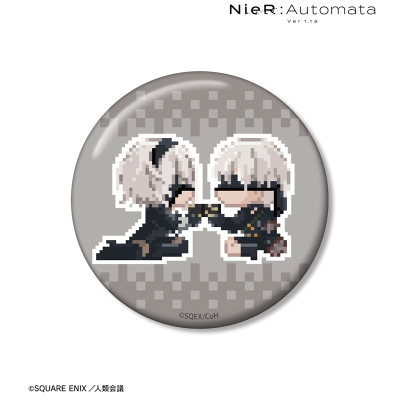 【アルマビアンカ】アニメ「NieR：Automata Ver1.1a」 2B/9S DOT DOT 100mm缶バッジ ver.B