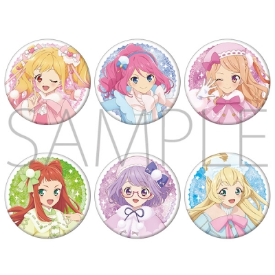 【ムービック】アイカツスターズ！ ホログラムキャラバッジコレクション/Winter Boa Style ver. 1BOX入数：6